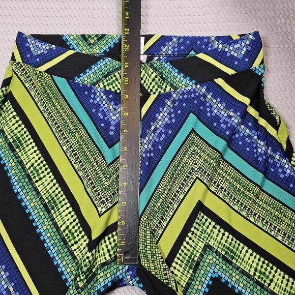 Violet B Pants Womens Medium Wide Leg Geometric Patterned - Picture 4 of 7